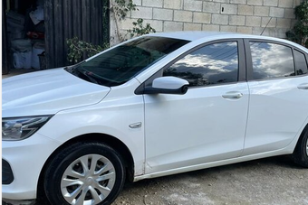 White private transportation vehicle